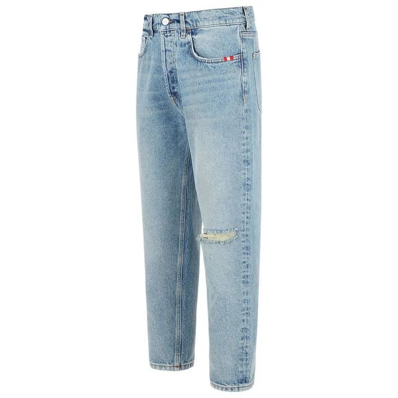 Amish 'Jeremiah' 70'S' Light Blue Denim Jeans Men